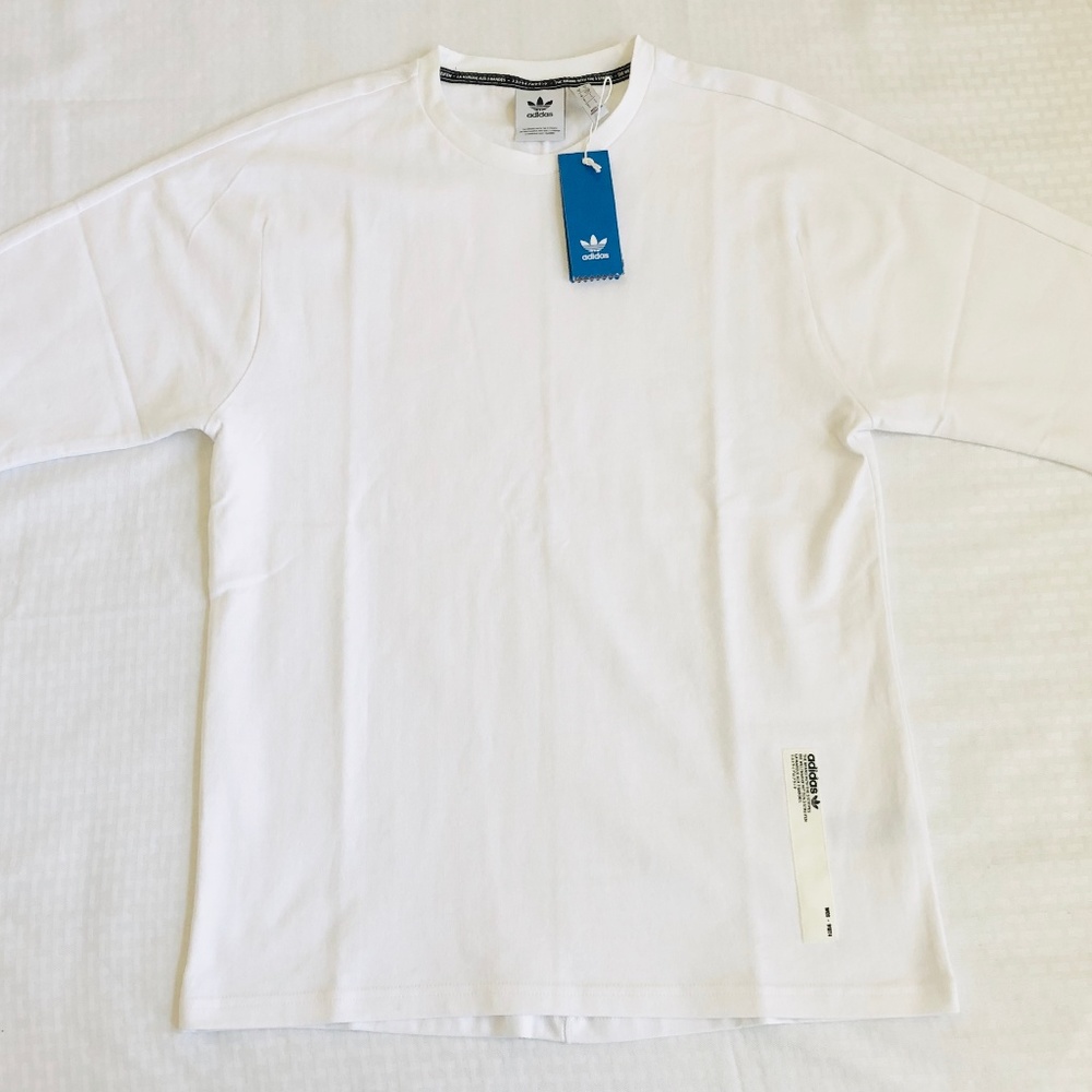 adidas Originals NMD Tee T-Shirt DH2282 White NWT - Picture 3 of 8